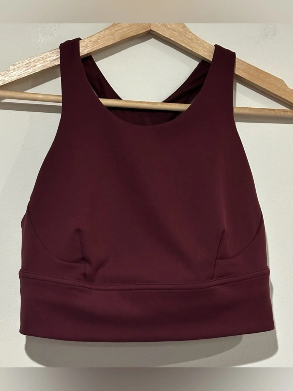 Lululemon Wunder Train Longline Bra Red Merlot - Picture 3 of 6